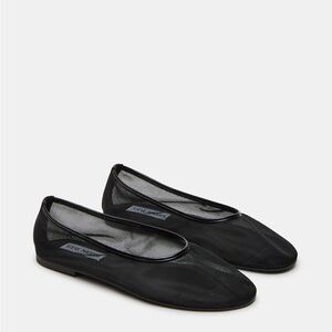 Steve Madden Meadow Ballet Flat Mesh Black